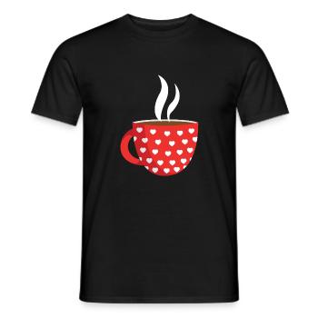 Heiße Schokolade - Männer T-Shirt - Schwarz - Vorne - AI Model Male 178 light (178cm)