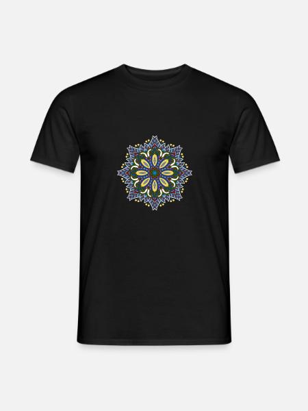 Life Mandala - Men's T-Shirt - black