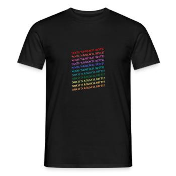Birte noch nen Kölsch - Männer T-Shirt - Schwarz - Vorne - AI Model Male 178 light (178cm)