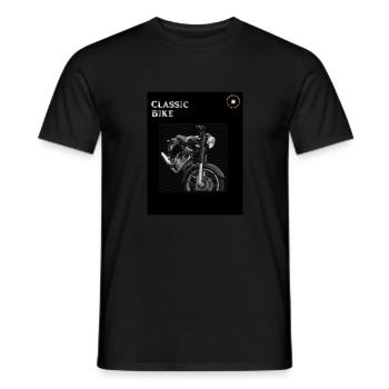 Classic Bike - Männer T-Shirt - Schwarz - Vorne - AI Model Male 178 light (178cm)