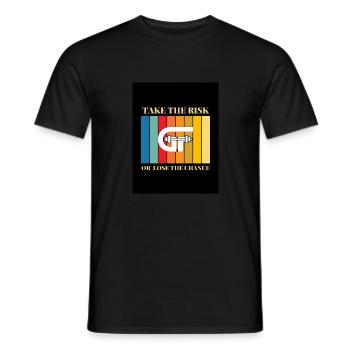 Gut Fit dxb Take Risk - Men's T-Shirt - black - Front - AI Model Male 178 light (178cm)