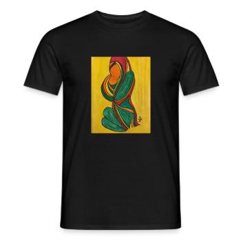Cornered Tigress - Men's T-Shirt - black - Front - AI Model Male 178 light (178cm)