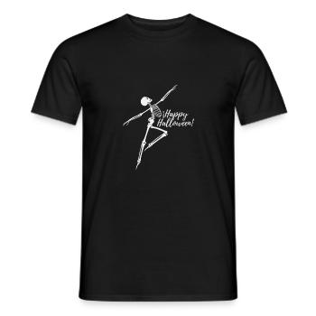 Skeleton Ballet Halloween - T-shirt homme - noir - Devant - AI Model Male 178 light (178cm)