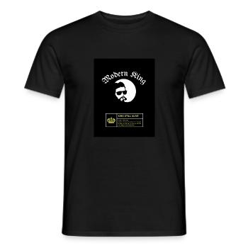 1Da Kini König Ludwig Bayern God Safe the Kind - Männer T-Shirt - Schwarz - Vorne - AI Model Male 178 light (178cm)