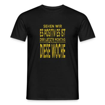 ärgern statement handwerker 3d models lieben - Männer T-Shirt - Schwarz - Vorne - AI Model Male 178 light (178cm)