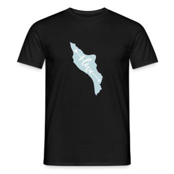 Il d'Oléron I love - Men's T-Shirt - black - Front - AI Model Male 178 light (178cm)
