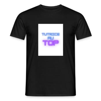 tutrice - T-shirt homme - noir - Devant - AI Model Male 178 light (178cm)