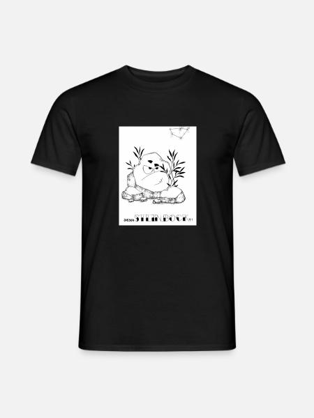 Steinbock - Männer T-Shirt - Schwarz