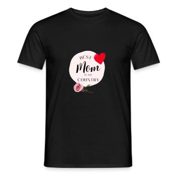 Country - Men's T-Shirt - black - Front - AI Model Male 178 light (178cm)