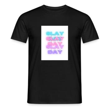 cold smooth tasty 13 - Männer T-Shirt - Schwarz - Vorne - AI Model Male 178 light (178cm)