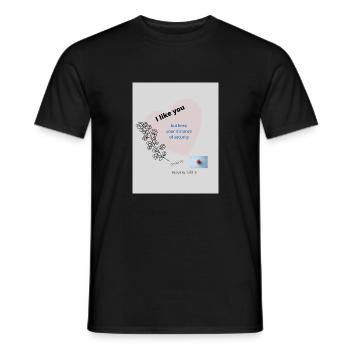Gottes Heilung - Männer T-Shirt - Schwarz - Vorne - AI Model Male 178 light (178cm)