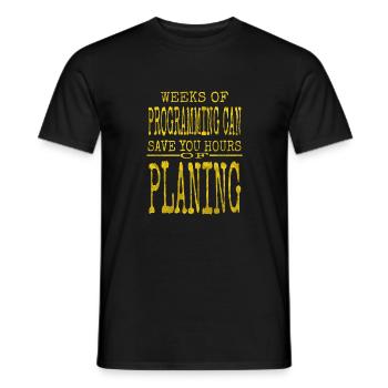 health informatics specialist tshirts programming - Männer T-Shirt - Schwarz - Vorne - AI Model Male 178 light (178cm)