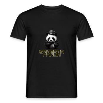 PANDA GANGSTA6 - T-shirt homme - noir - Devant - AI Model Male 178 light (178cm)