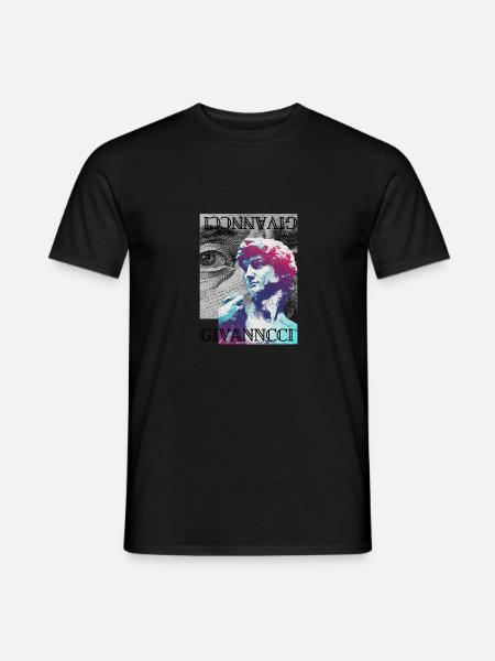 givanncci Angelus - Männer T-Shirt - Schwarz