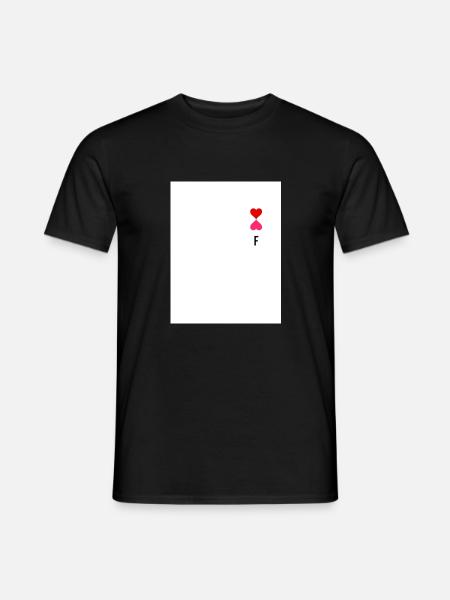 F - T-shirt homme - noir