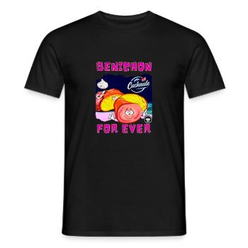 Bénichon For Ever by Ça Glâne Pour Moi - Men's T-Shirt - black - Front - AI Model Male 178 light (178cm)