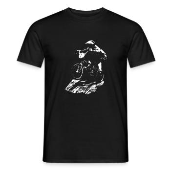 bmx - T-shirt homme - noir - Devant - AI Model Male 178 light (178cm)