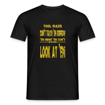 Baseball Tshirt Car BaseballClothing - Men's T-Shirt - black - Front - AI Model Male 178 light (178cm)
