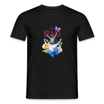Super Dad - Hero of Everyday Life - Men's T-Shirt - black - Front - AI Model Male 178 light (178cm)