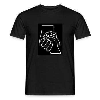 Hundefreund 2 - Männer T-Shirt - Schwarz - Vorne - AI Model Male 178 light (178cm)