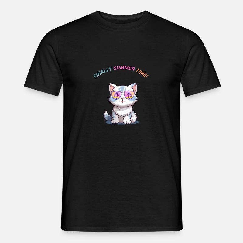 Endlich Sommer Zeit! - Männer T-Shirt - Schwarz