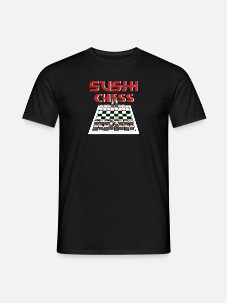 Sushi Lover Sushi Chess Sushi - Men's T-Shirt - black