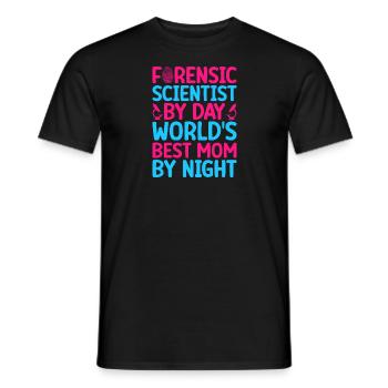 Majeure en sciences médico-légales Meilleure maman médico-légale du monde - T-shirt homme - noir - Devant - AI Model Male 178 light (178cm)