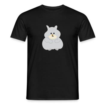Kinder Comic - Maus - Männer T-Shirt - Schwarz - Vorne - AI Model Male 178 light (178cm)