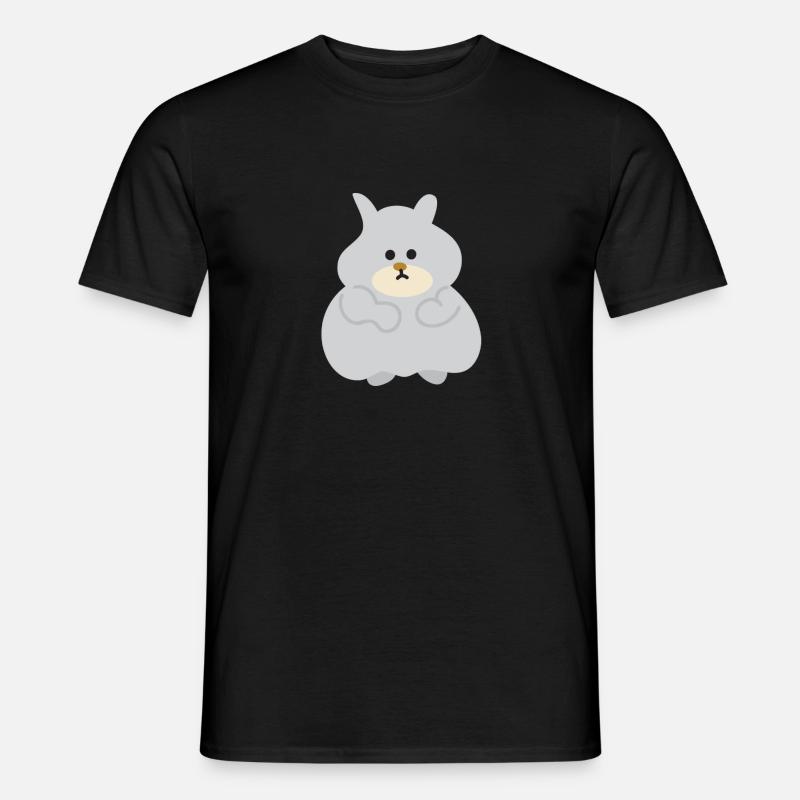 Kinder Comic - Maus - Männer T-Shirt - Schwarz