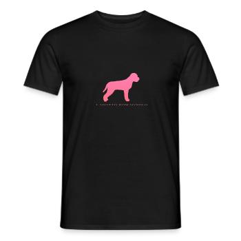 lagotto romagnolo - Men's T-Shirt - black - Front - AI Model Male 178 light (178cm)