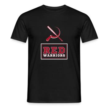 Red Warriors Logo2 - T-shirt homme - noir - Devant - AI Model Male 178 light (178cm)