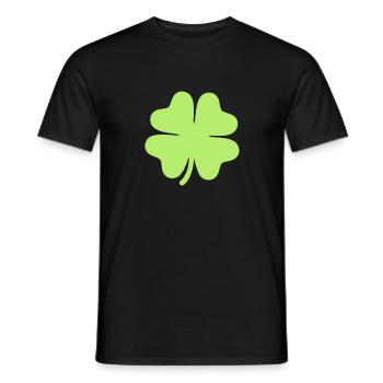 Shamrock - Men's T-Shirt - black - Front - AI Model Male 178 light (178cm)