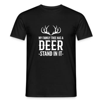 Mein Stammbaum Familienorientierte Person Gift - Männer T-Shirt - Schwarz - Vorne - AI Model Male 178 light (178cm)