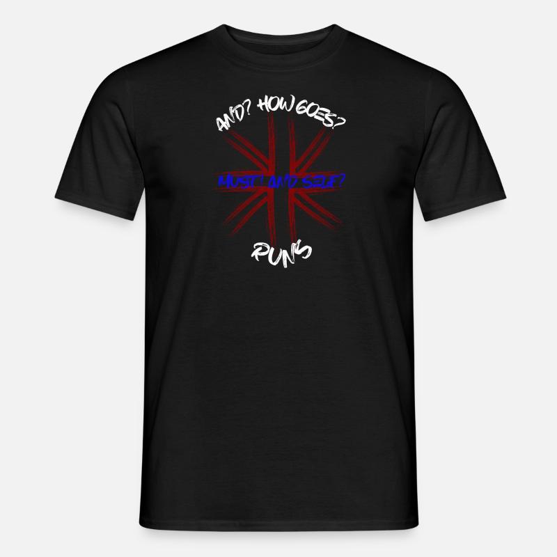 And how goes? - Männer T-Shirt - Schwarz