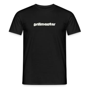 Grillmeister - T-shirt homme - noir - Devant - AI Model Male 178 light (178cm)