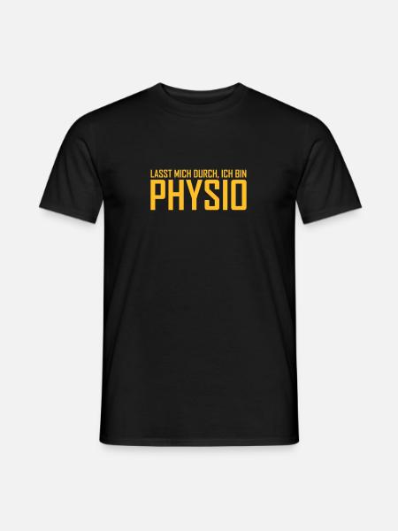 physio - Männer T-Shirt - Schwarz