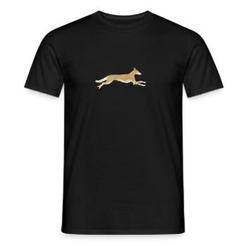 Sprite de vent soyeux - T-shirt homme - noir - Devant - AI Model Male 178 light (178cm)