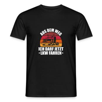 Trucker LKW Fahrer Geschenke - Männer T-Shirt - Schwarz - Vorne - AI Model Male 178 light (178cm)