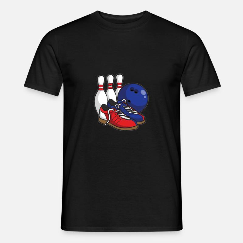 Bowling - T-shirt uomo - nero