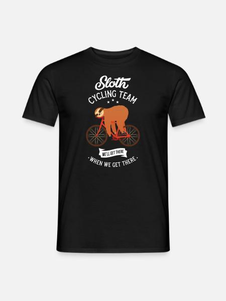 Sloth Cycling Team - T-shirt homme - noir