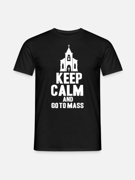 Katholische Kirche Priester Katholizismus Messe - Männer T-Shirt - Schwarz