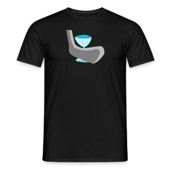 The fragile - Men's T-Shirt - black - Front - AI Model Male 178 light (178cm)