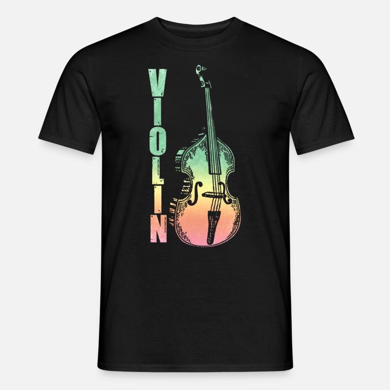 Violin Violin Instrument - Men's T-Shirt - black