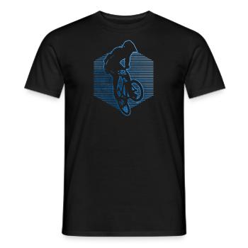 Vélo Femmes Cyclisme BMX BMX Vélo BMX Garçons - T-shirt homme - noir - Devant - AI Model Male 178 light (178cm)