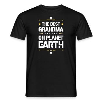 Beste Oma Spruch - Männer T-Shirt - Schwarz - Vorne - AI Model Male 178 light (178cm)