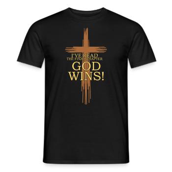 Jesus Gott Christliche Kirche Kreuz Glauben Glauben - Männer T-Shirt - Schwarz - Vorne - AI Model Male 178 light (178cm)