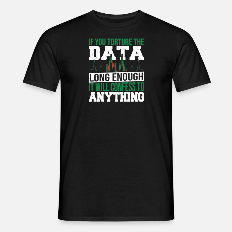 Datenanalyse Datenintegration Datenwissenschaft - Männer T-Shirt - Schwarz