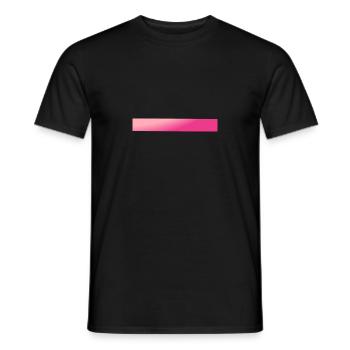 Pink Gradient Bars - Men's T-Shirt - black - Front - AI Model Male 178 light (178cm)