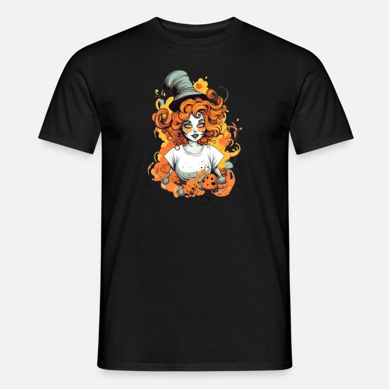 Fantasy Figur Halloween - Männer T-Shirt - Schwarz