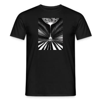 Naissance d’une étoile Espace Étoiles Système solaire - T-shirt homme - noir - Devant - AI Model Male 178 light (178cm)